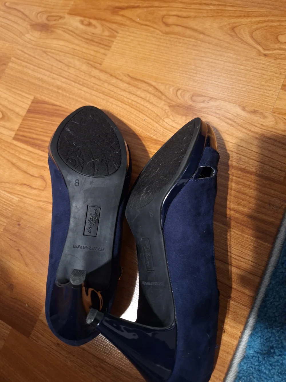 dexflex comfort Navy Blue Mary Jane Pumps